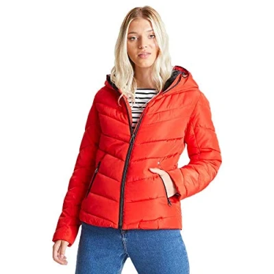 Image of Dare 2b Reputable Women&#039;s Insulated Quilted Jacket with Hood Waterproof Jackets