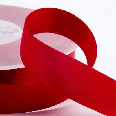Image of Italian Options Satin Ribbon, 38mm Wide x 25 Metre Roll, Ruby