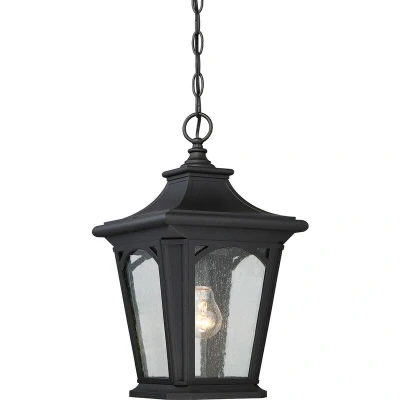 Image of Bedford 1 Light Small Chain Lantern Mystic Black Finish, E27