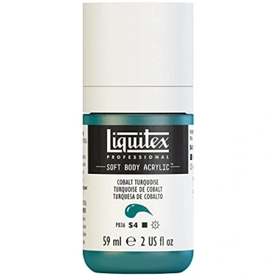 Image of Liquitex Acrylic Paint, Cobalt Turquoise, 59 ml (Pack of 1)