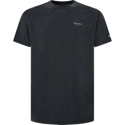 Image of Pepe Jeans Jacko Basic Tshirt, Men&#039;s, Size: Large, Black