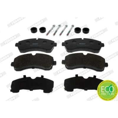 Image of 2E0698151A, 2E0698151C, 2E0698151F, 2E0698151G Brake pad set FERODO PREMIER ECO FRICTION FVR1777 MERCEDES BENZ: Sprinter 3.5 t Van, Van