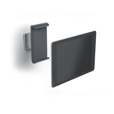 Image of Durable Aluminium Wall Mounted Tablet Holder Anti Theft Lockable &amp; Rotatable 360 Universal Mount for 7 13&quot; iPad, Fire, Samsung More Security Bracket
