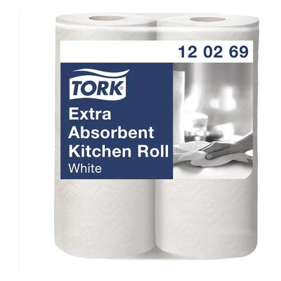Image of Tork Extra Absorbent Kitchen Roll paper towels (24 pack)