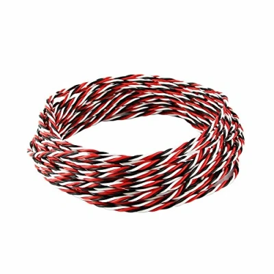 Image of OliYin 32 feet DIY FUTABA Color 22# 22AWG 60 Cores Servo Extension Cable Twisted Wire for RC Model