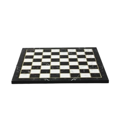 Image of 14 Inch Black Marble Design Chess Board