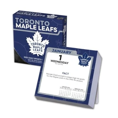 Image of Turner Sports Toronto Maple Leafs 2025 Box Calendar (25998053095)
