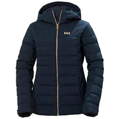 Image of Helly Hansen Women&#039;s Imperial Puffy Ski Jacket, Blue, M UK