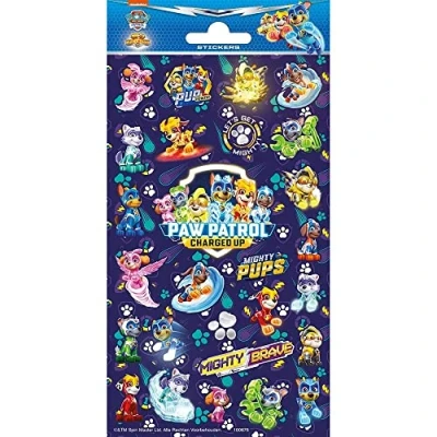 Image of Mighty Pups Glitter Stickers Pack 10 x 20 cm