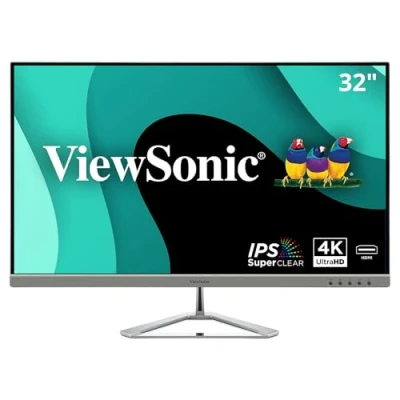 Image of Viewsonic VX Series VX3276 4K mhd LED display 81.3 cm (32&quot;) 3840 x 2160 pixels Ultra HD Silver
