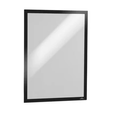 Image of Durable DURAFRAME Poster A2 Self Adhesive Frame UV Resistant Black Perfect for Displaying Large Format Information In Offices, Schools, Retail, etc. Pack of 1