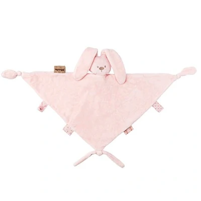 Image of Nattou Large Cuddly Toy/Cloth, Lapidou, with Pacifier Holder, 65 x 40 1 cm, Pink, 878111