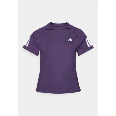 Image of adidas Performance CLUB TEE Sports Tshirt, Women&#039;s, Size: Medium, Aurora plum