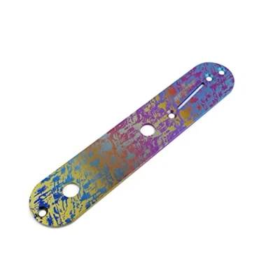 Image of Guyker Titanium Alloy Guitar Control Plate Street Style Compatible with Fend Tele TL Electric