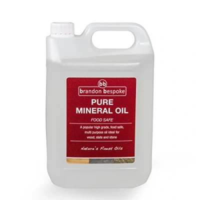 Image of Brandon Bespoke Food Grade Pure Mineral Oil 5 Litre Chopping Board Ideal for Wood, Slate and Stone