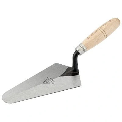Image of Bellota 5842 B Madrid Forged Trowel, Beech Wood Handle, 115x68 mm