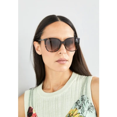 Image of Michael Kors Sunglasses, Women&#039;s, Size: 57, Dark tort