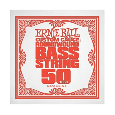 Image of Ernie Ball Nickel Wound Slinky Bass String (1650) Single .50