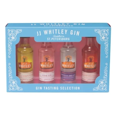Image of J.J. Whitley Tasting Selection Gin Gift Pack 4 x 5cl