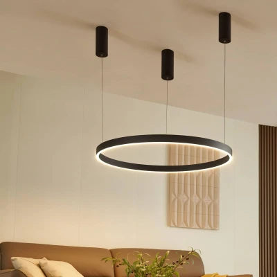 Image of Arcchio Answin LED pendant light 26.4 W black