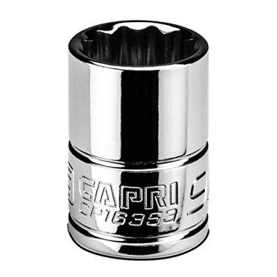 Image of Capri Tools 9/16 in. Shallow Socket, 3/8 Drive, 12 Point, SAE