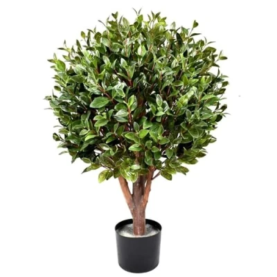 Image of Realistic Topiary Trees Artificial Potted