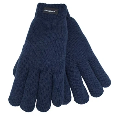 Image of Rjm Ladies Knitted Thinsulate Lined Gloves Blue