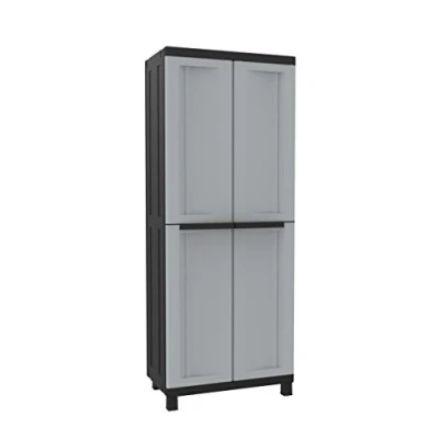 Image of Terry, Twist Black 2680, 2 Door Cabinet, 3 Internal Shelves 68x39x170 cm