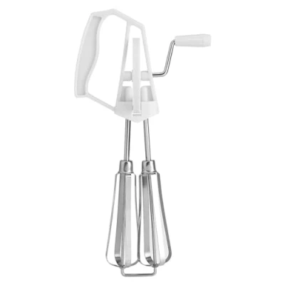 Image of Lazyspace Stainless Steel Rotary Hand Whip Whisk Egg Beater Mixer Kitchen Cooking Tool for Beating Blending Whisking Stirring