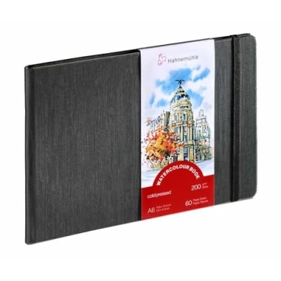 Image of Hahnemuhle Watercolour Book A6 200 gsm 30 Sheets Landscape