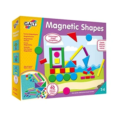Image of Galt Toys, Magnetic Shapes, Educational Toy, Ages 3 to 6 Years