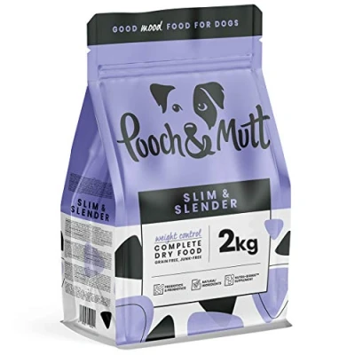 Image of Pooch &amp; Mutt Slim Slender, Complete Dry Dog Food (Grain Free), Chicken and Sweet Potato, 2kg