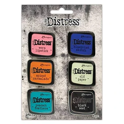 Image of Ranger Tim Holtz Distress Set 4, Various, 6 pins