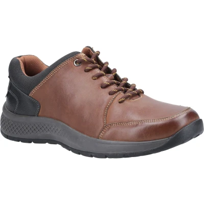 Image of Cotswold Mens Rollright Lace Up Casual Shoe Tan Leather Size UK 6.5