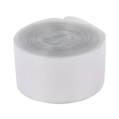 Image of sourcingmap 30mm Flat 9.9M Length PVC Heat Shrink Tube Tubing Clear for 1 x 18650 Battery,