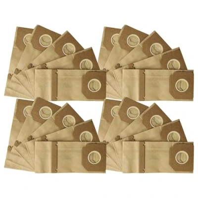 Image of vhbw 20x Turbo Filter compatible with Metabo SR E 227, SX 125, 327, 329 Electric Sander, Orbital Sander paper Dust Bag Set Brown