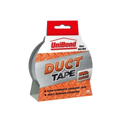 Image of UniBond Original Duct Tape High Strength Adhesive 50 mm x 10 m, Silver