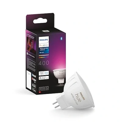 Image of Philips Hue LED Smart Light spot White and Coloured 1 Pack MR16