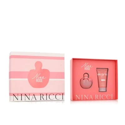 Image of Nina Ricci Rose 2 Piece Gift Set: Eau De Toilette 50ml Body Lotion 75ml