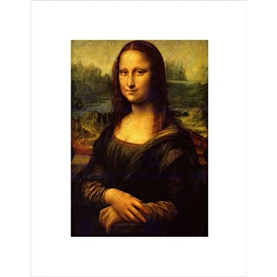 Image of Wee Blue Coo Leonardo Da Vinci Mona Lisa Old Master Wall Art Print