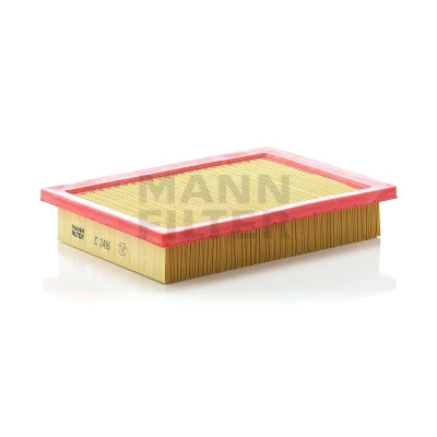 Image of 71736126, 7722936, 77229360 Air Filter MANN C 2496 44mm 182mm 246mm Insert FIAT: Fiorino III Box Body / Estate, II Pickup