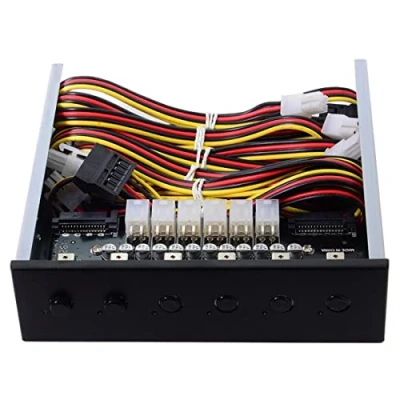 Image of CY Hard Disk 6 Ways Control System Intelligent Management HDD SSD Power Switch with 5.25 CD ROM Bay