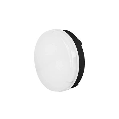 Image of Evo CCT 12W LED Bulkhead With Knockouts Standard Black Ovia