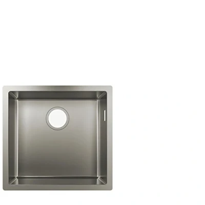 Image of hansgrohe S719 U400 Undermount Sink 400, stainless steel