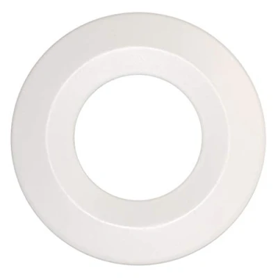 Image of Luceco Fixed Bevelled Bezel for FType Downlights, Gloss White
