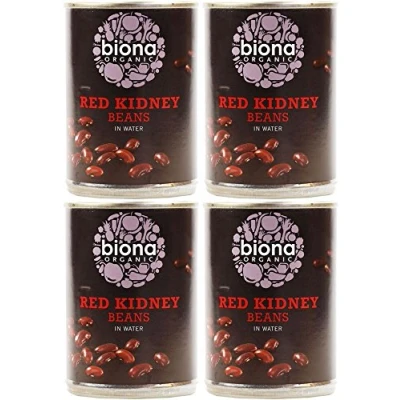 Image of (4 Pack) Biona Organic Red Kidney Beans 400g 4 Pack Bundle