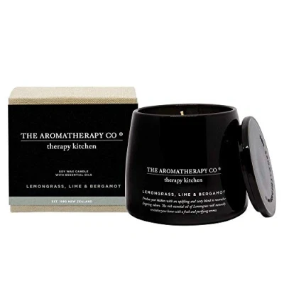 Image of Aromatherapy Kitchen Therapy Candle Lemongrass Lime and Bergamot 260g