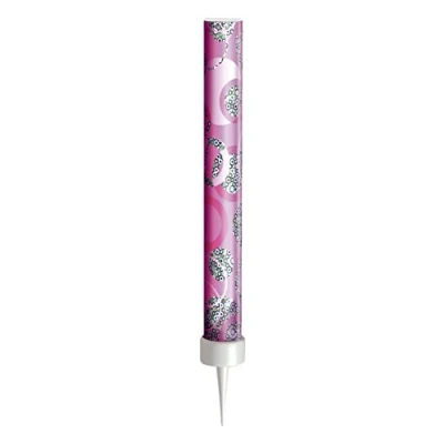 Image of Unique Party 37327 Glitz Pink Birthday Fountain Candles, Pack of 3