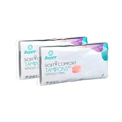 Image of Beppy Soft Comfort Wet Tampons without string