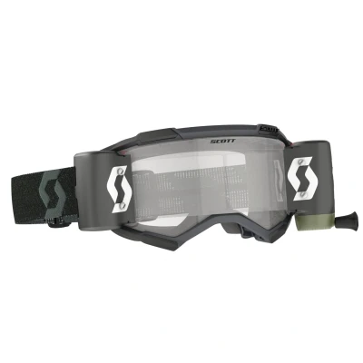 Image of Scott Fury Goggle WFS, Black Clear Works Lens Motocross4u